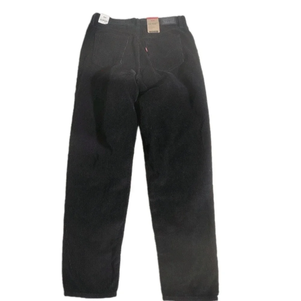 LEVI'S‎ Women's Corduroy Pants High Waisted Mom Jeans Maroon Size 32x30